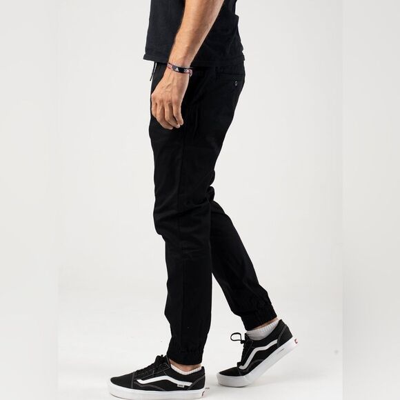 Volcom - Frickin Slim Jogger Black - Pants Size Medium - Picture 3 of 7